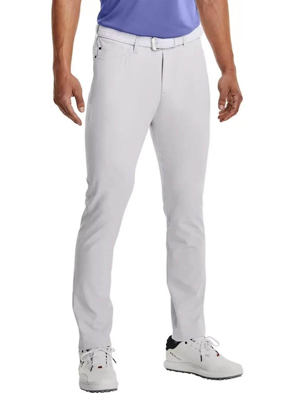 Under Armour Men's Drive 5-Pocket Golf Pants Halo Gray/White 36W X 34L